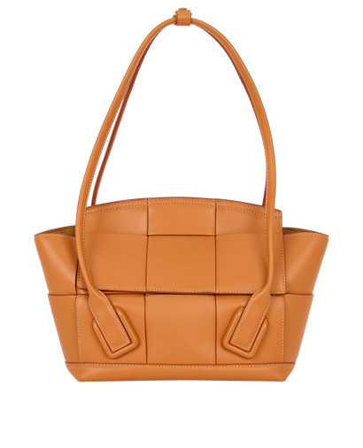 Mini Arco Tote, &pound;650, Handbags, Tan, Leather, Front view